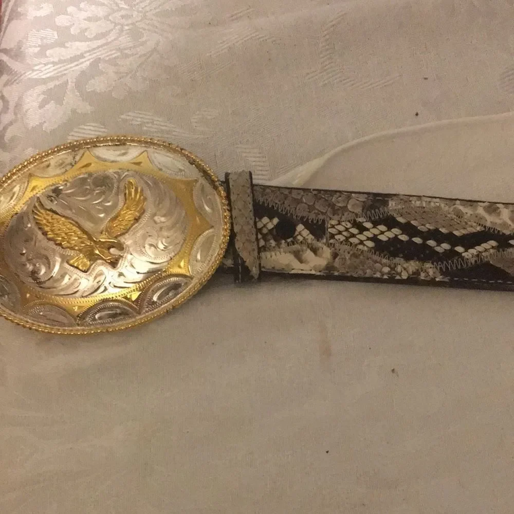 Genuine Snakeskin Belt size 40